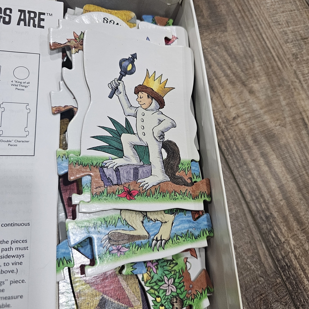 Where The Wild Things Are Board Game Puzzle Ages 6+ Briarpatch Learning - Picture 5 of 13